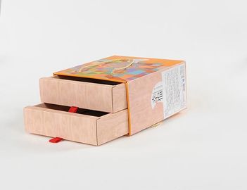 Çift Katmanlı Karton Çekmece Saklama Kutusu CMYK / Pantone Baskı