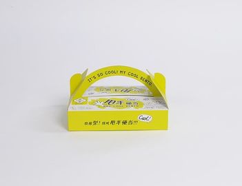 Paketli Hızlı Karton Gıda Kapları Mat / UV Saplı