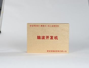 Tek Kullanımlık Altın Karton Saklama Kutuları 200 * 100 * 100mm Veya Özel Boyut