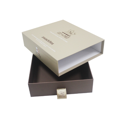 Depolama Sürgülü Karton Kağıt Çekmeceli Kutular Mücevher Hediye Çekmeceli Kutu Ambalajı