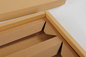 Tek duvarlı dalgalanmış karton kağıt katlanabilir kağıt kutusu Dış boyut 240*160*120 mm