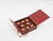 Kırmızı Lüks Sert Karton Hediyelik Kutular Katlanabilir Tip Çikolata Ambalaj