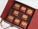 Kırmızı Lüks Sert Karton Hediyelik Kutular Katlanabilir Tip Çikolata Ambalaj