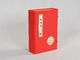 Klasik Kırmızı Katlanır Karton Hediye Kutuları Yüksek Mukavemet Uzun Çalışma Ömrü